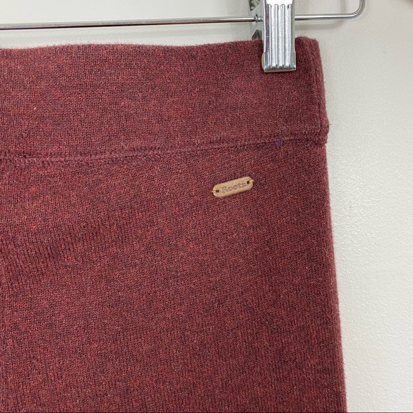 ROOTS CABIN Burgundy Thick High Waist Leggings - Picture 6 of 7